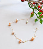Elegant 14k gold filled freshwater pearl bracelet - Handmade (etsy image id: 7488752864)