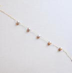 Elegant 14k gold filled purple freshwater pearl bracelet - Handmade (etsy image id: 7536715153)