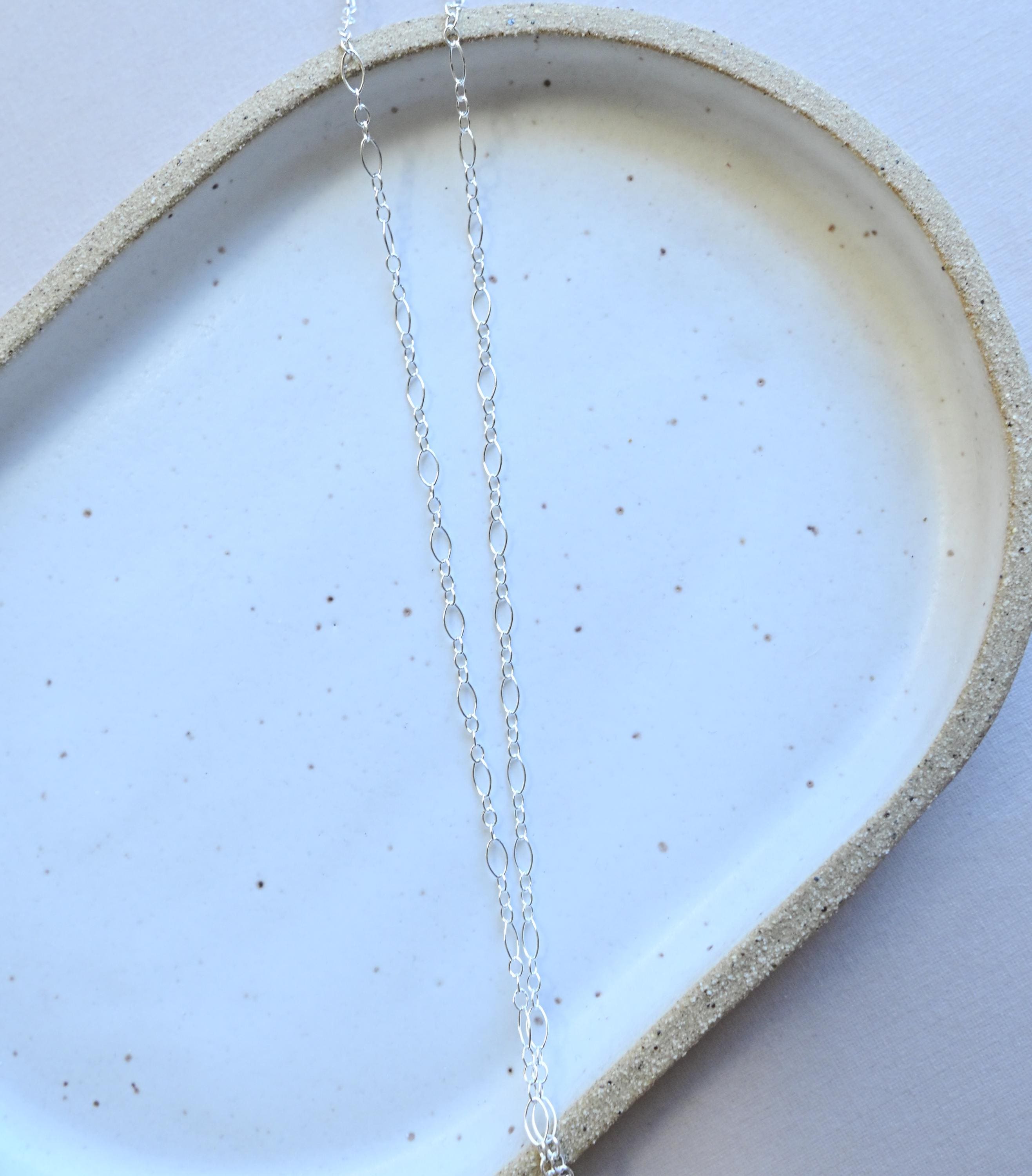 Sterling Silver grey keshi pearl necklace (etsy image id: 7553815815)