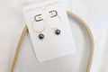 Dark Tahitian 8mm pearl gold filled hoop earrings (etsy image id: 7640578255)