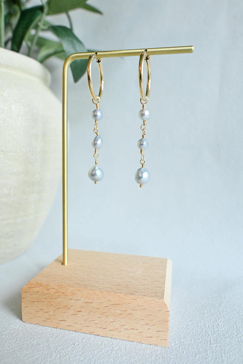 14k Gold Filled Akoya Pearl Drop Earrings –  Pearl Dangle Jewelry (etsy image id: 7936949538)