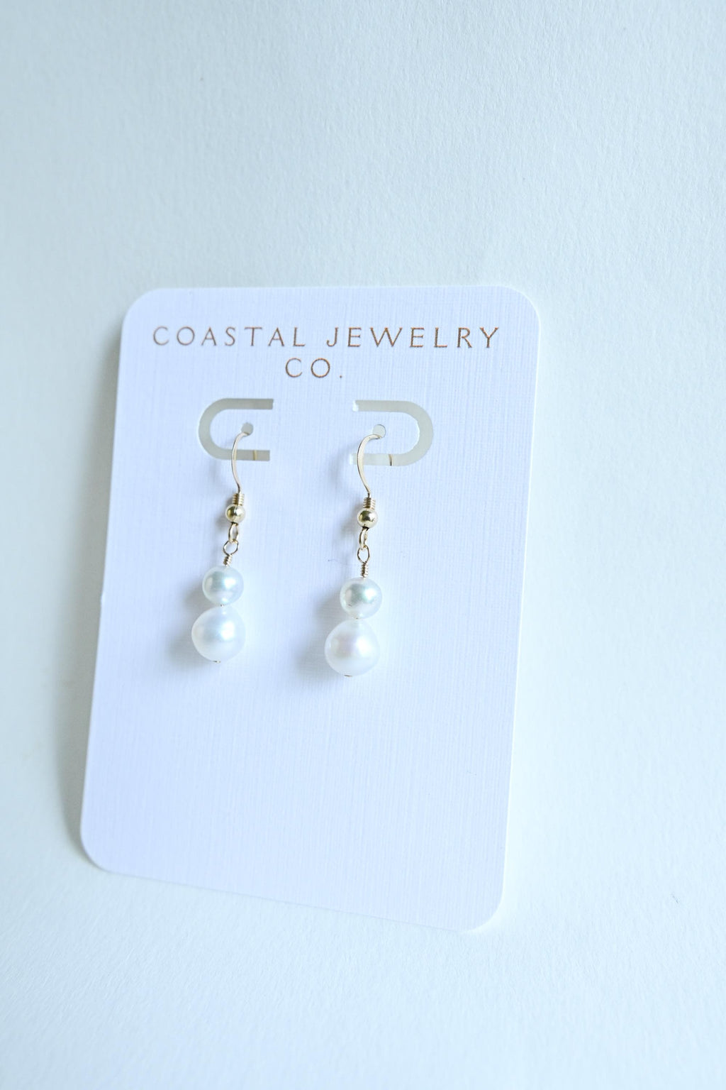 White Akoya and Freshwater Pearl Drop Earrings – 14k Gold Filled Bridal Jewelry (etsy image id: 7973588294)