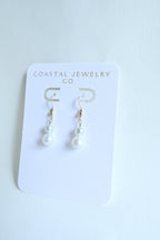 White Akoya and Freshwater Pearl Drop Earrings – 14k Gold Filled Bridal Jewelry (etsy image id: 7973588294)