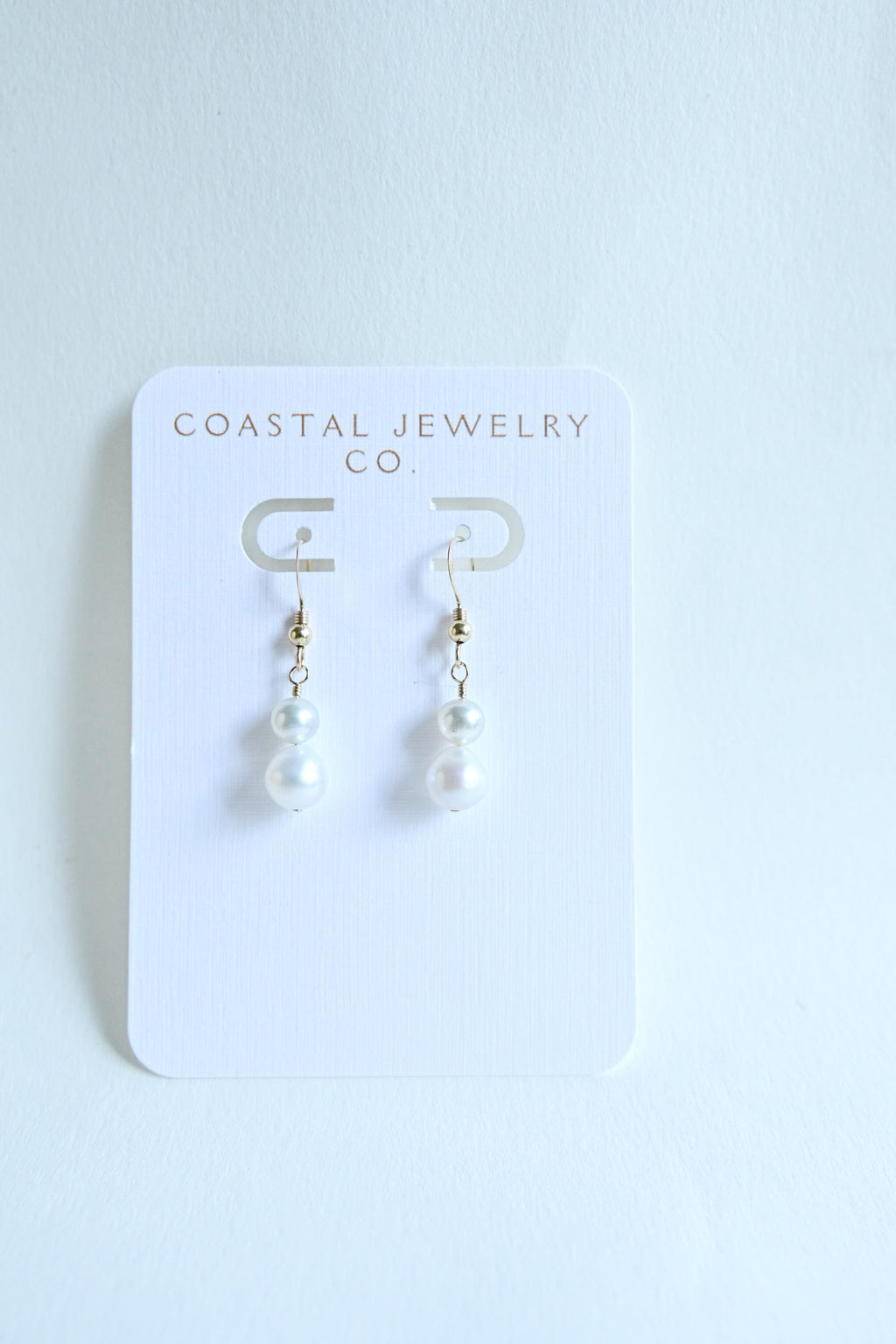 White Akoya and Freshwater Pearl Drop Earrings – 14k Gold Filled Bridal Jewelry (etsy image id: 7973588302)