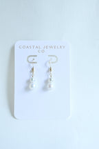 White Akoya and Freshwater Pearl Drop Earrings – 14k Gold Filled Bridal Jewelry (etsy image id: 7973588302)
