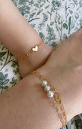 Mama & Me heart bracelets 14k gold filled (etsy image id: 8003294019)