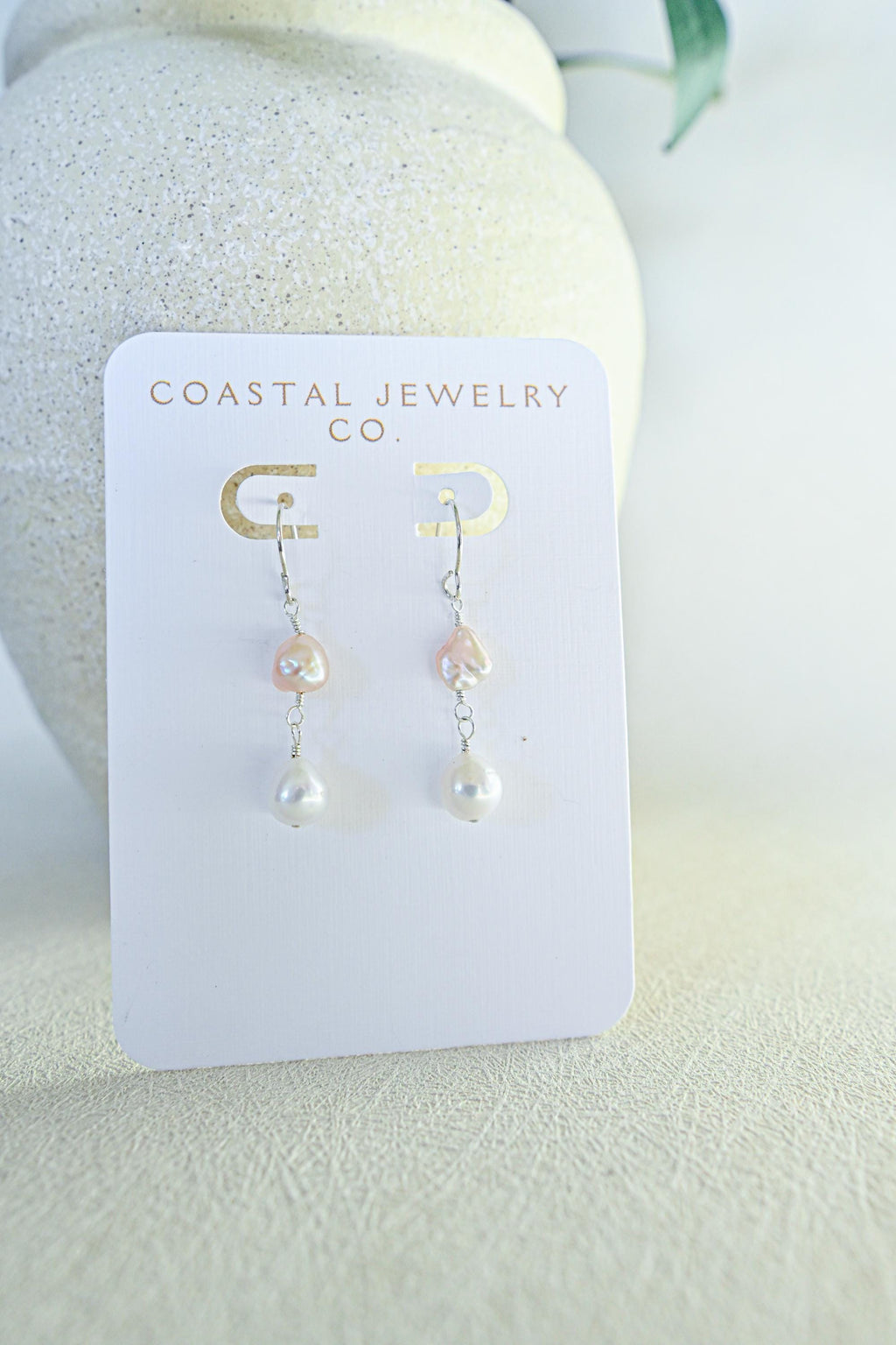 Sterling silver Keshi Edison pearl earrings with tear drop Edison pearl (etsy image id: 8009349222)