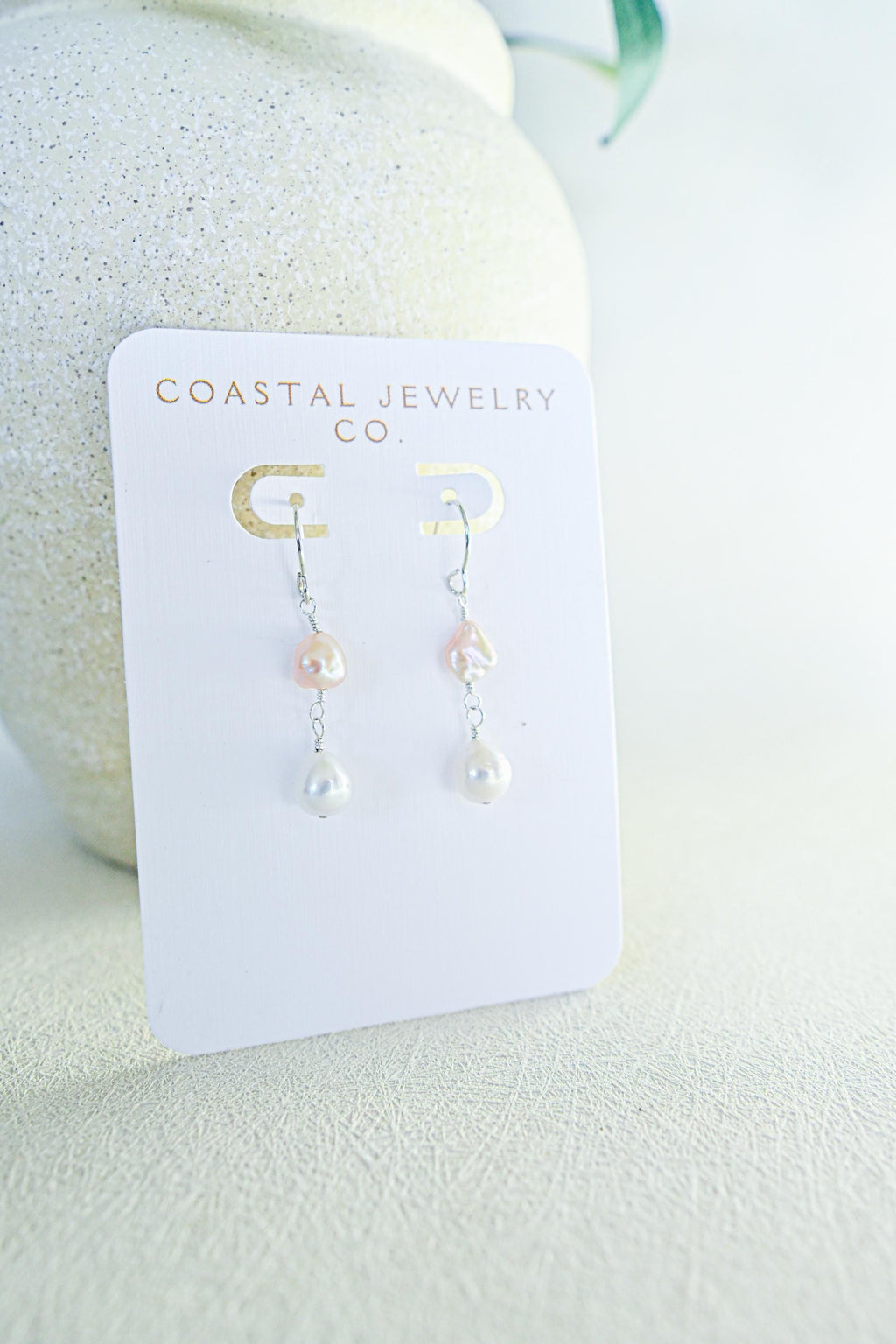 Sterling silver Keshi Edison pearl earrings with tear drop Edison pearl (etsy image id: 8009349412)