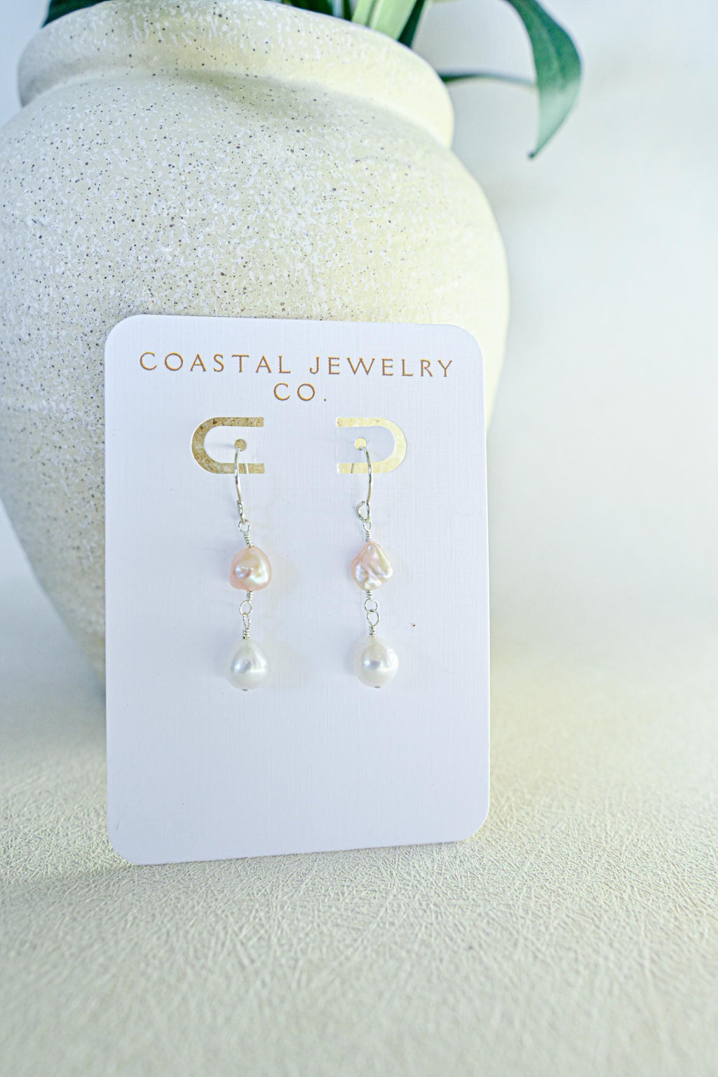 Sterling silver Keshi Edison pearl earrings with tear drop Edison pearl (etsy image id: 8009349422)