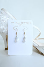 White Akoya and Freshwater Pearl Drop Earrings – 14k Gold Filled Bridal Jewelry (etsy image id: 8021537825)