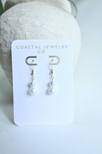 White Akoya and Freshwater Pearl Drop Earrings – 14k Gold Filled Bridal Jewelry (etsy image id: 8021537829)