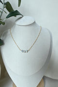 Round silver/white Akoya pearl necklace (etsy image id: 8055949973)