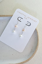 Sterling silver Keshi Edison pearl earrings with tear drop Edison pearl (etsy image id: 8057267107)