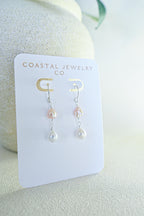 Sterling silver Keshi Edison pearl earrings with tear drop Edison pearl (etsy image id: 8057267175)